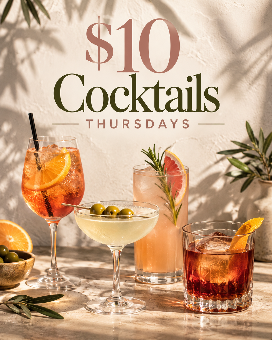 Thursday Cocktails