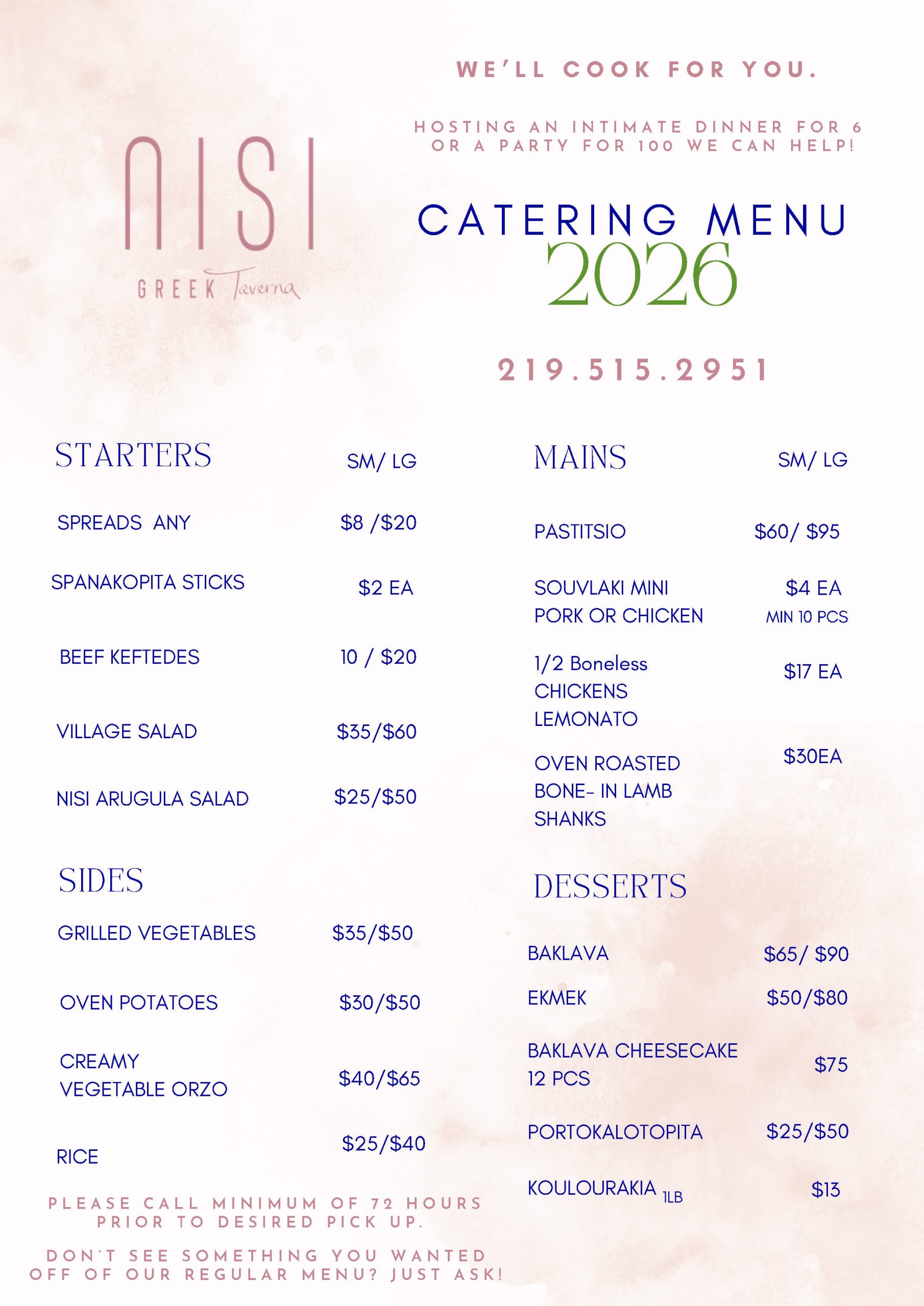 Nisi Taverna Caterting Menu 3 26 26