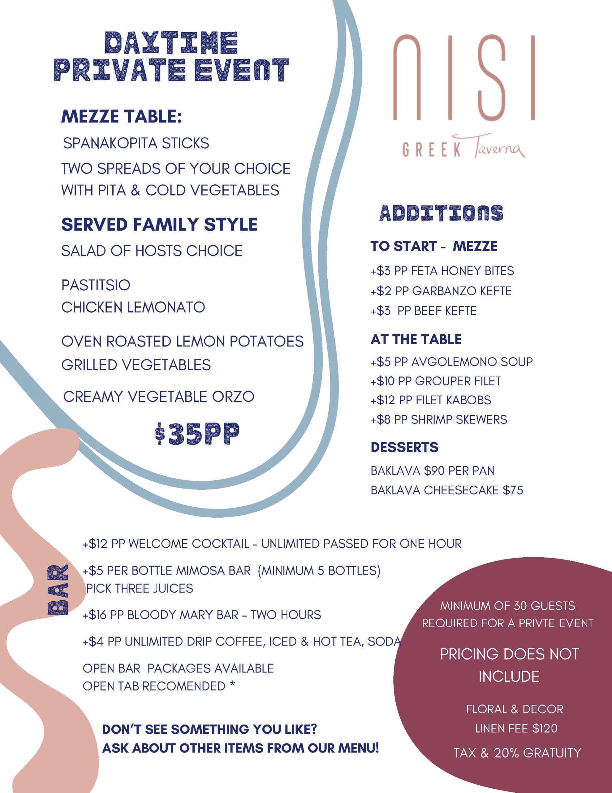 Nisi Private Events 1