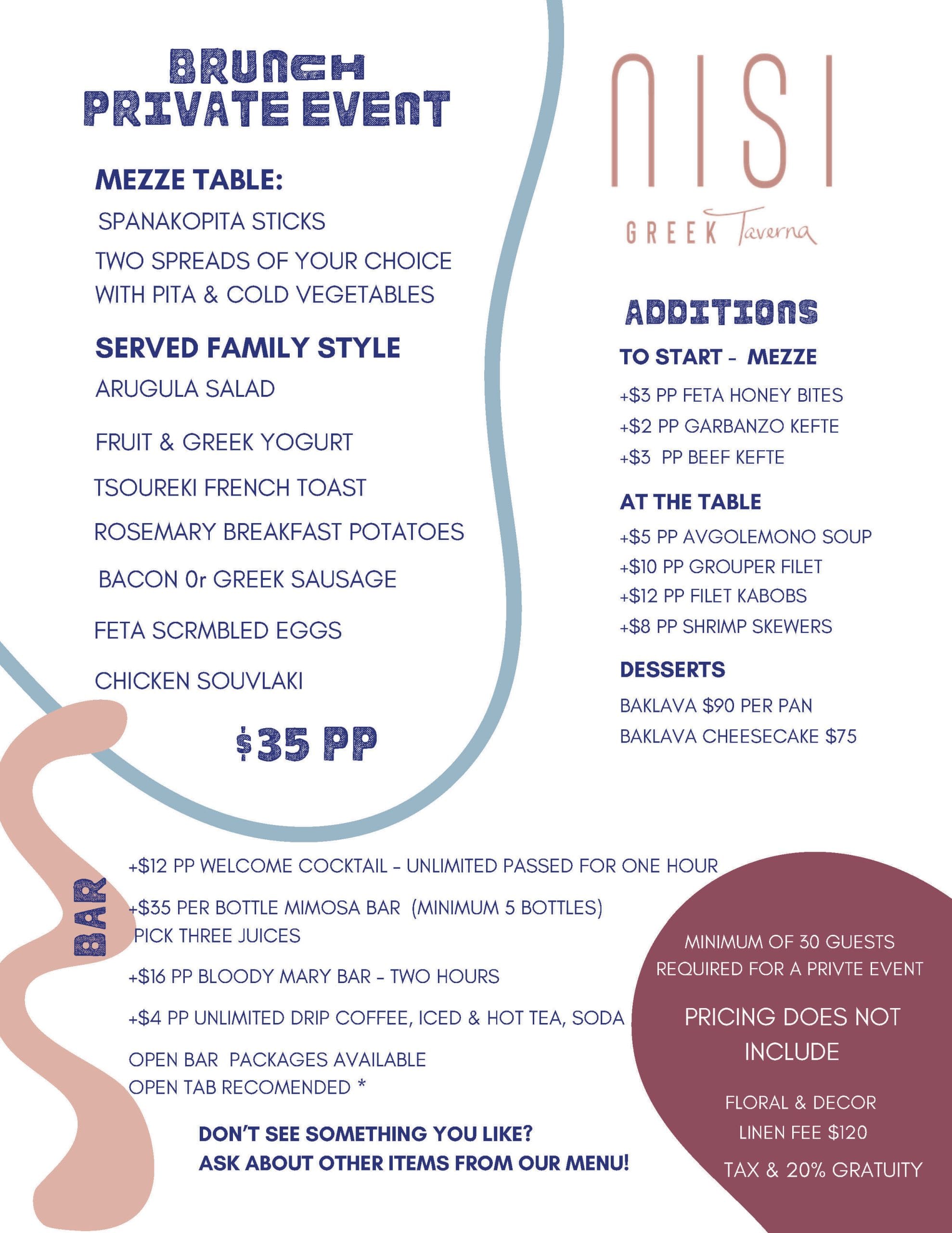 Nisi Private Events 2